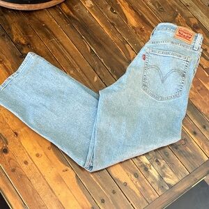 Levi's Rib Cage Straight ankle jeans